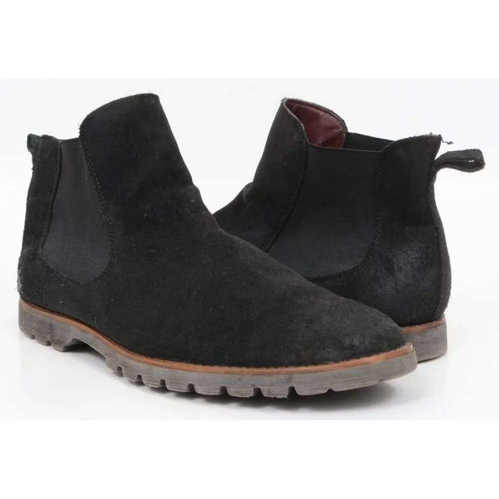 BUKS by Walk-Over Donovan Men's 11.5 Leather Goodyear Welted Chelsea Boots